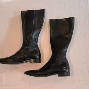 All-Leather Italian Knee-High Boots